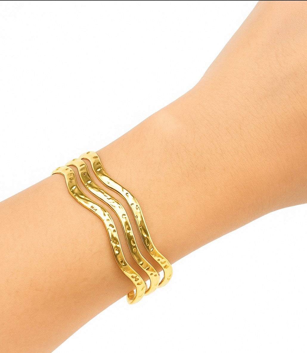 Mini wavy bracelet (adjustable) - GlintHub