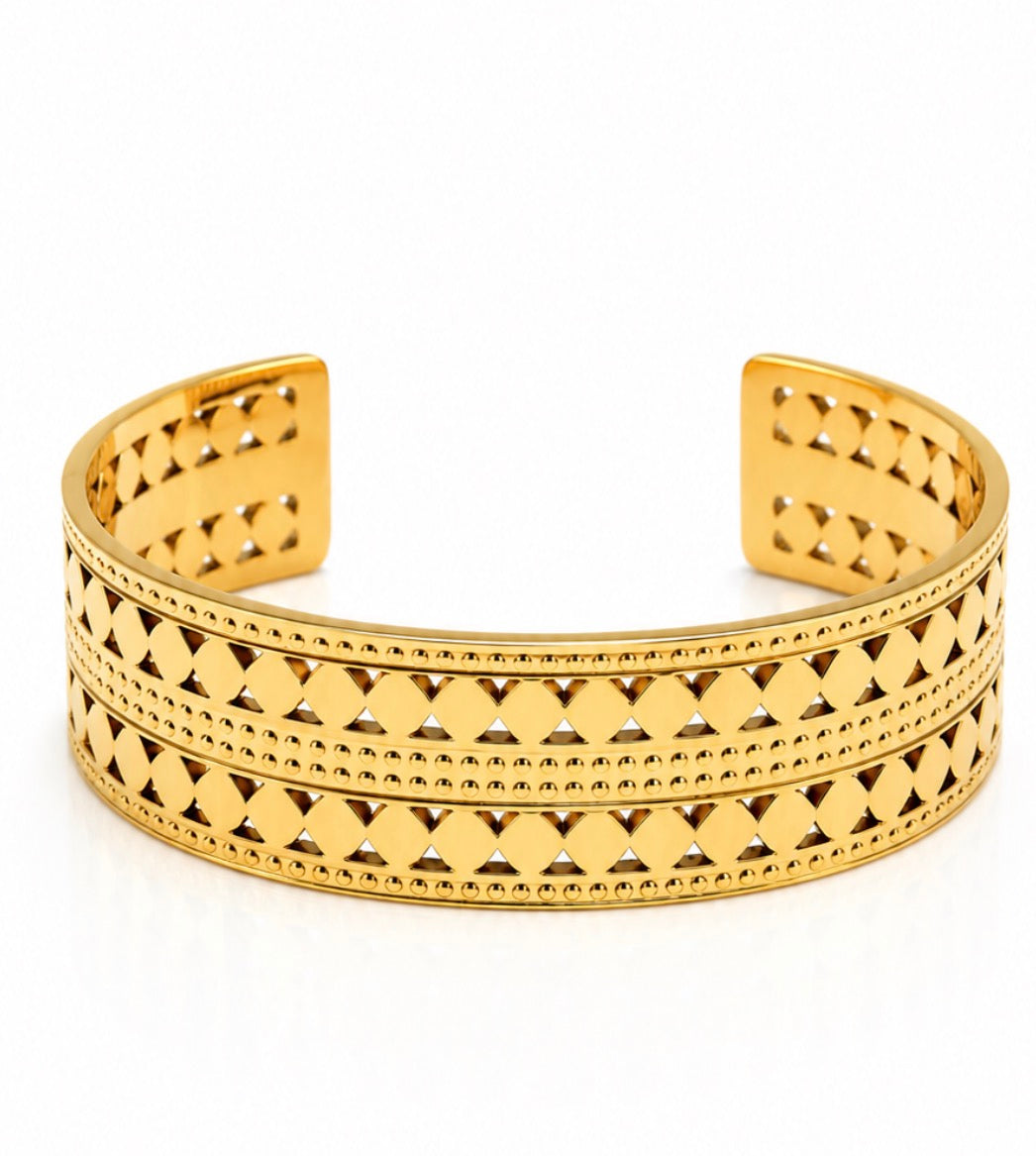 Bold band adjustable bracelet