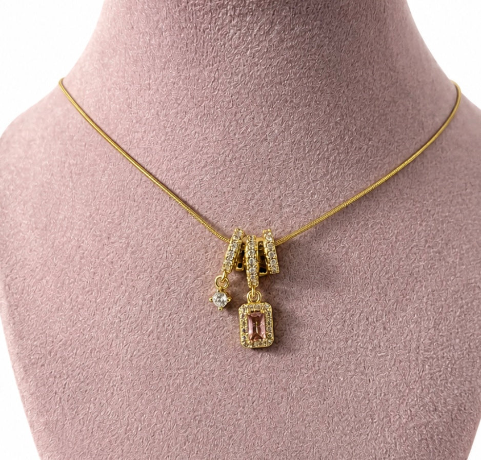 Elara charm necklace