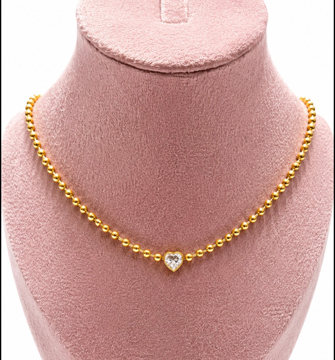 Beadheart necklace