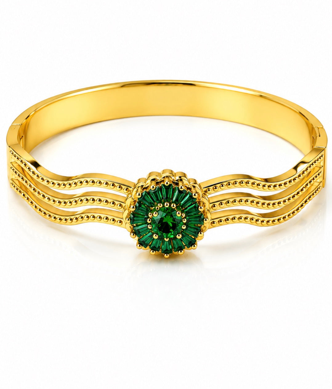 Green gem bracelet