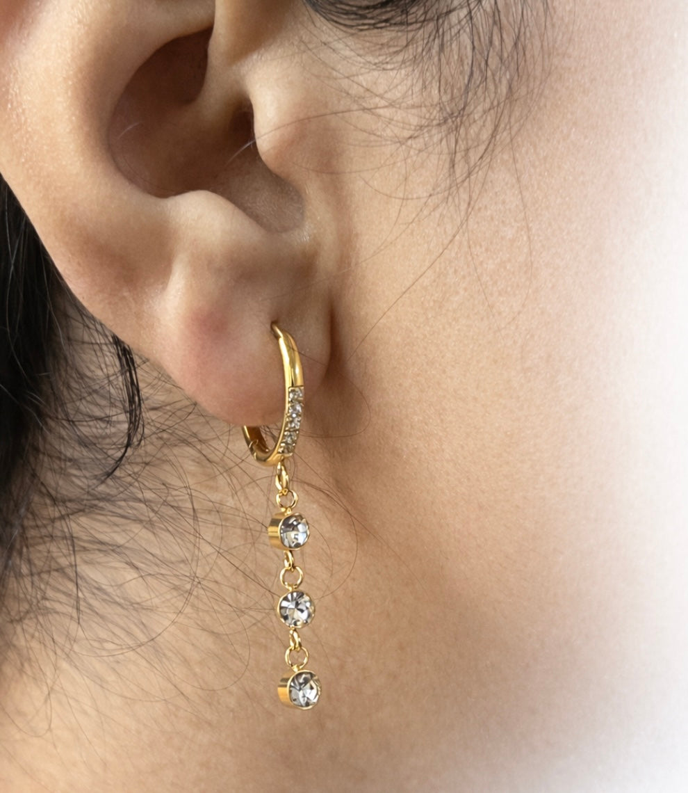 Soft spark earring