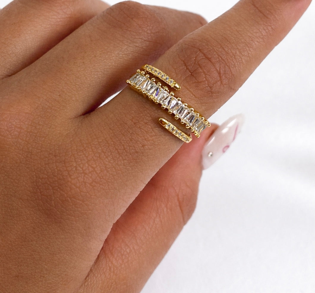 Diamond muse ring (adjustable) - GlintHub