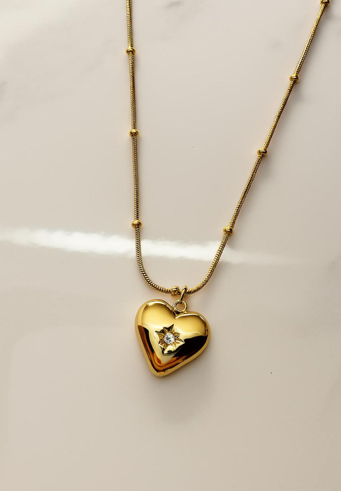 Star heart necklace - GlintHub
