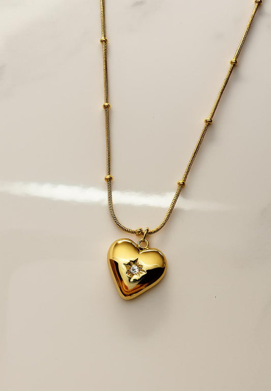 Star heart necklace - GlintHub