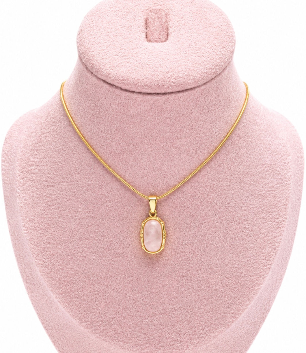 Pink vintage necklace
