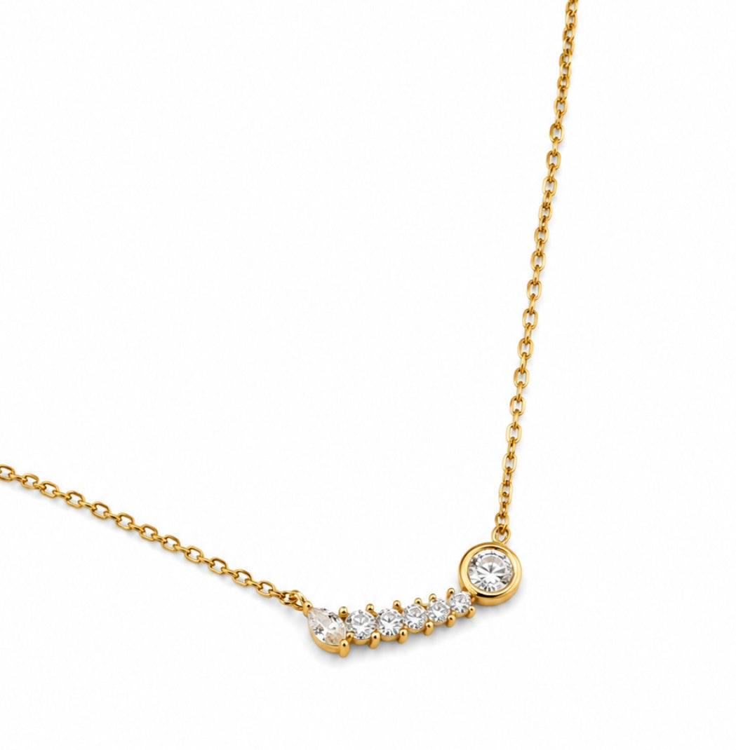 Bloom line necklace