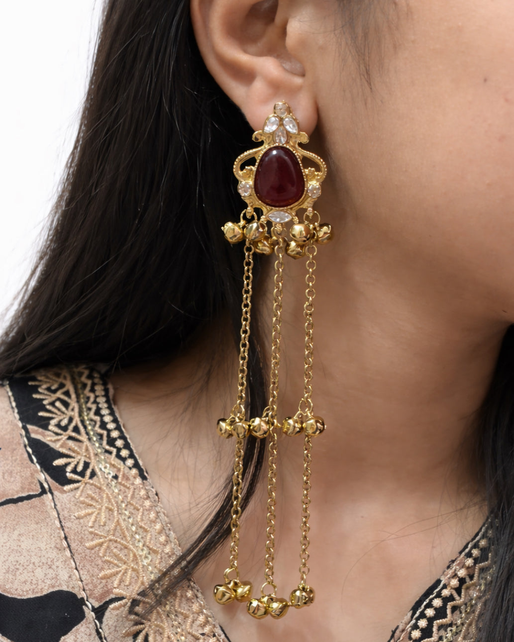 Ada khasmiri jhumka - GlintHub