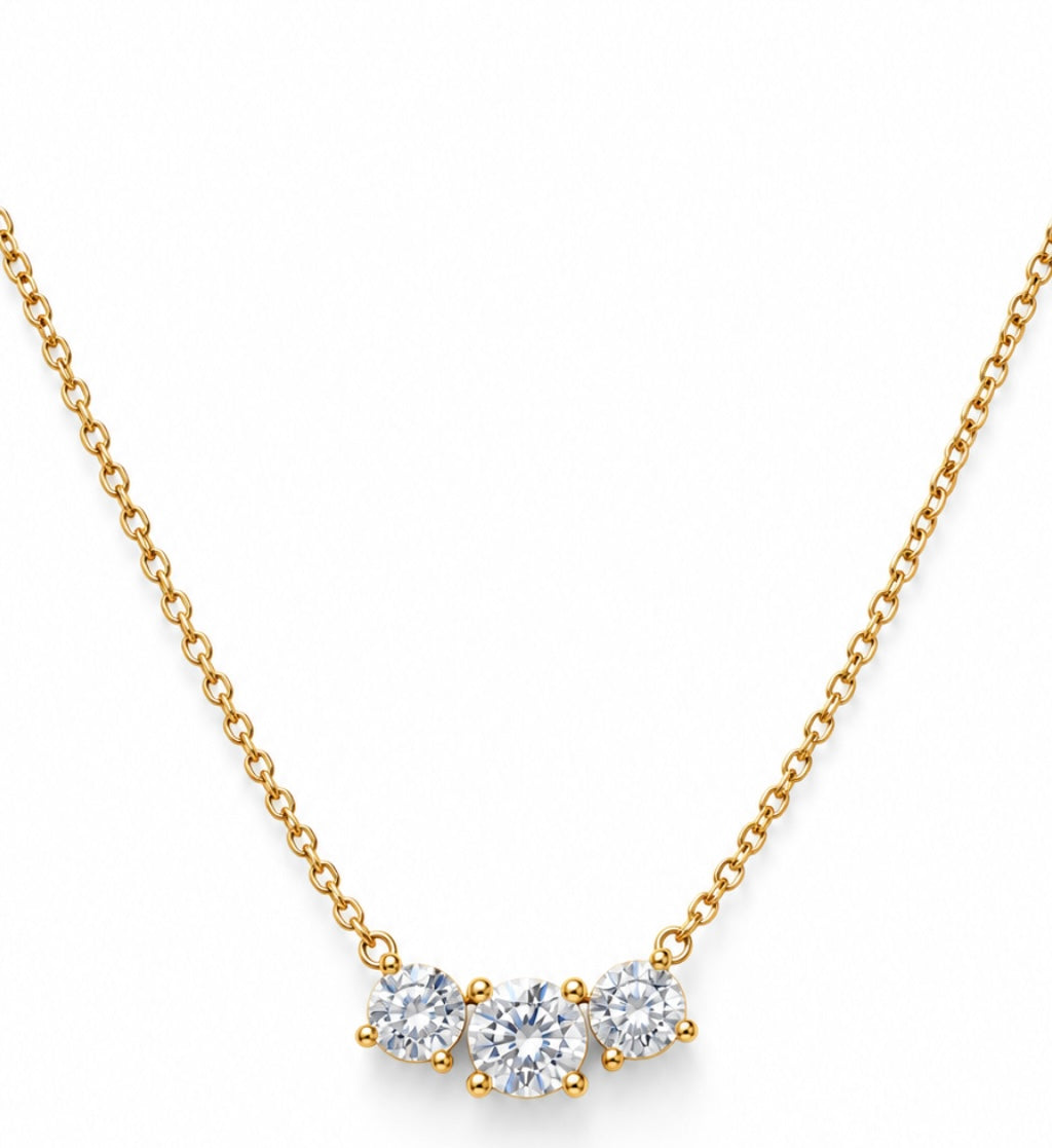 Solitaire necklace