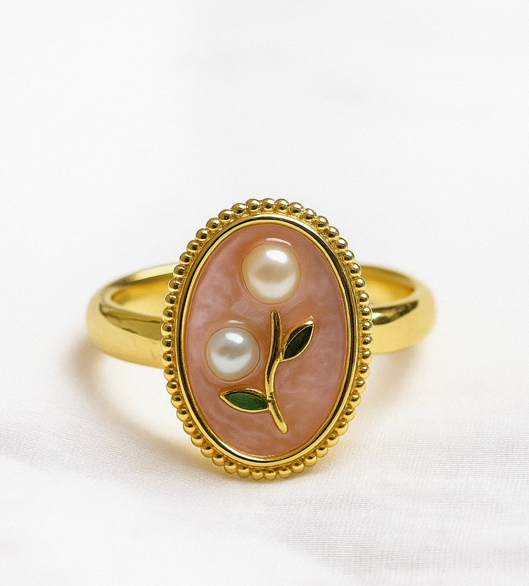 Pastel enamel ring (adjustable) - GlintHub