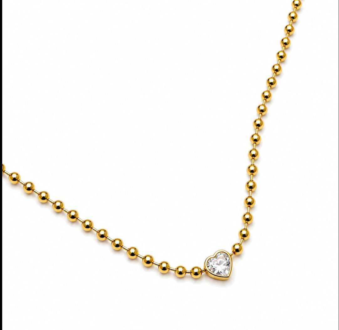 Beadheart necklace