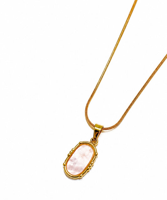 Pink vintage necklace