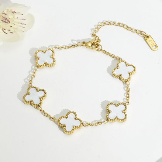 White clover bracelet - GlintHub