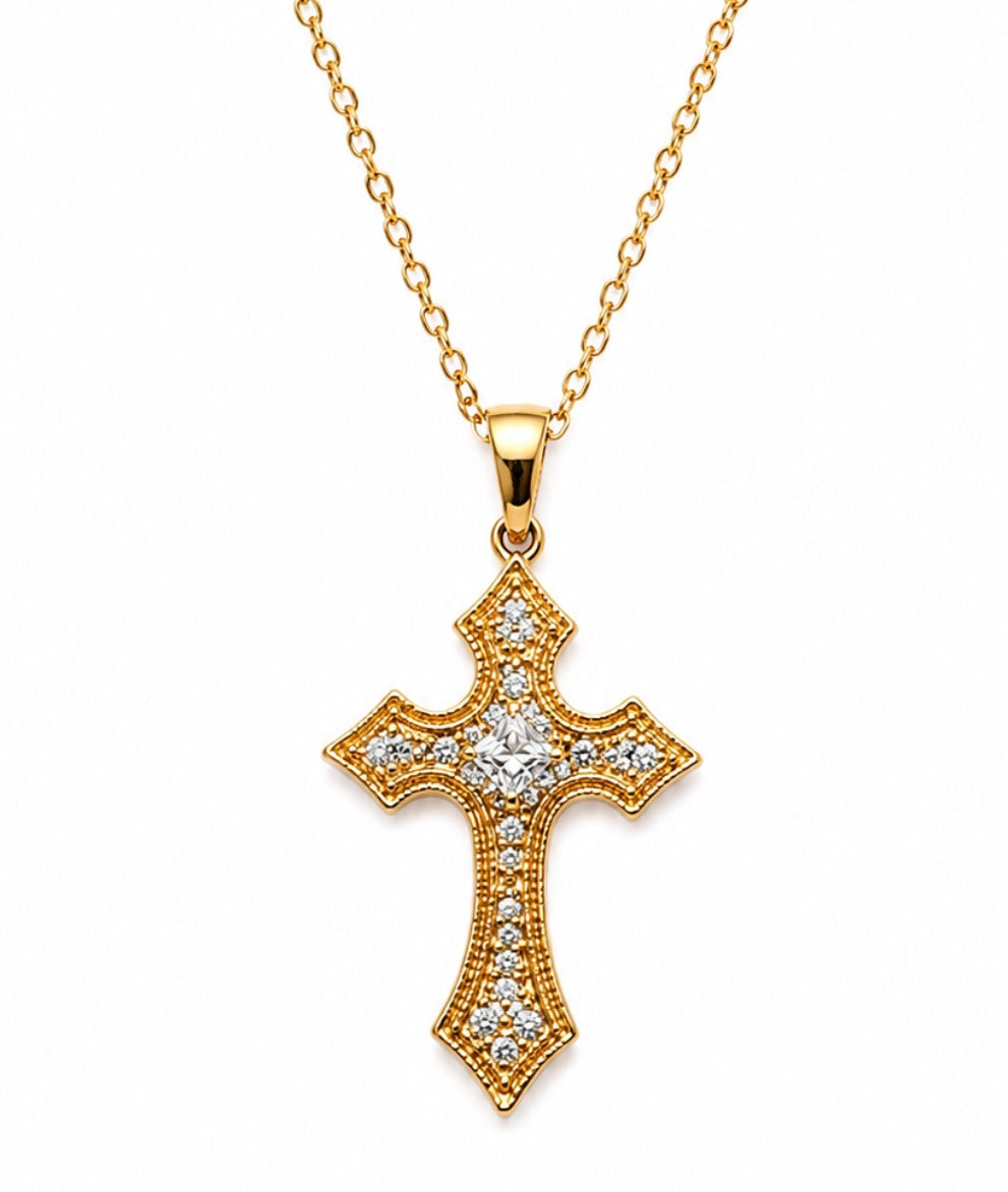 Hola cross necklace - GlintHub