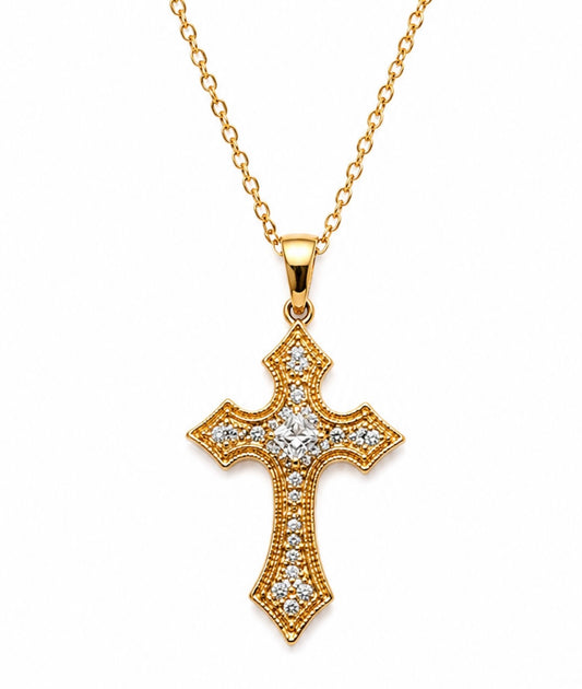 Hola cross necklace - GlintHub