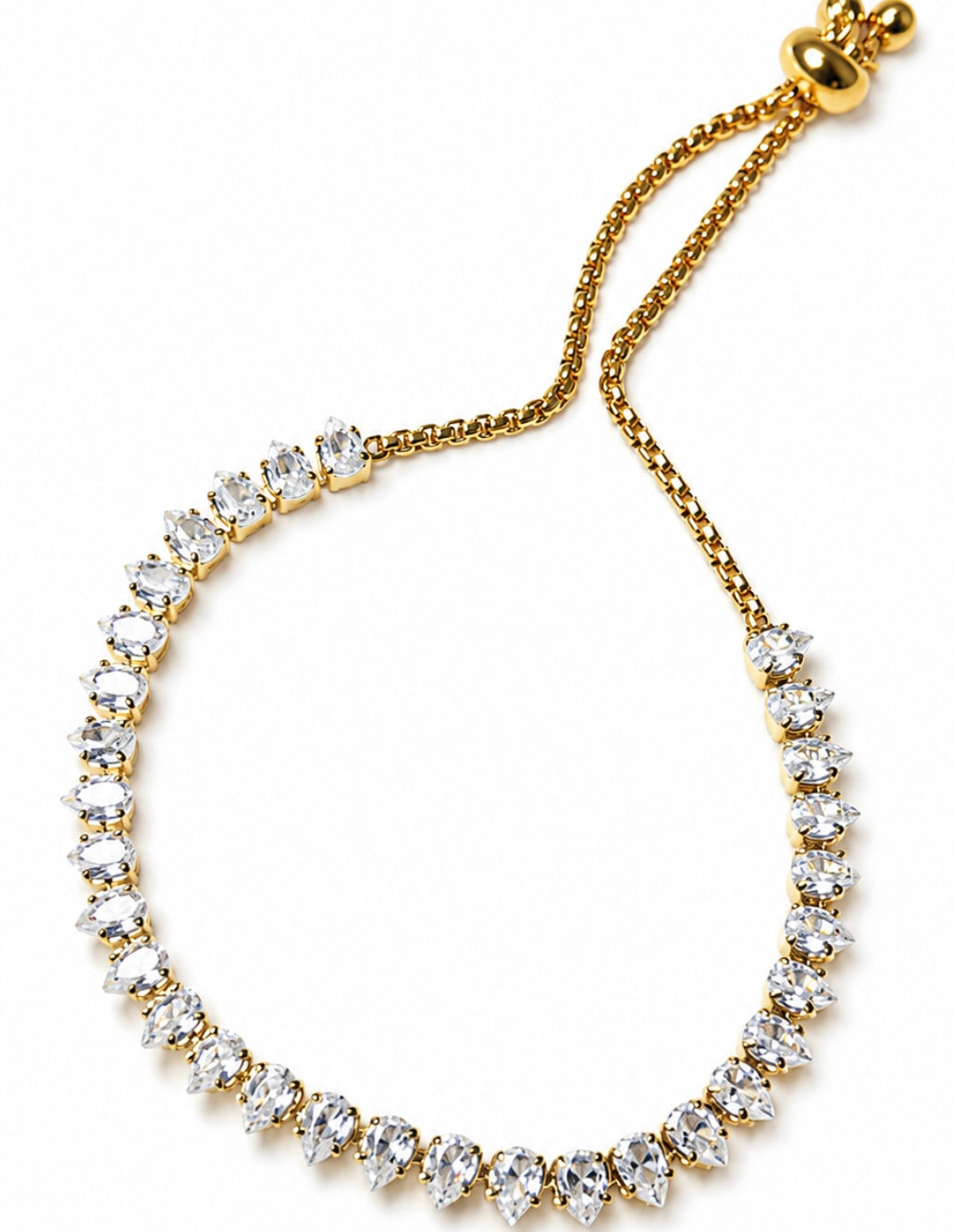 Crystal tennis bracelet - GlintHub