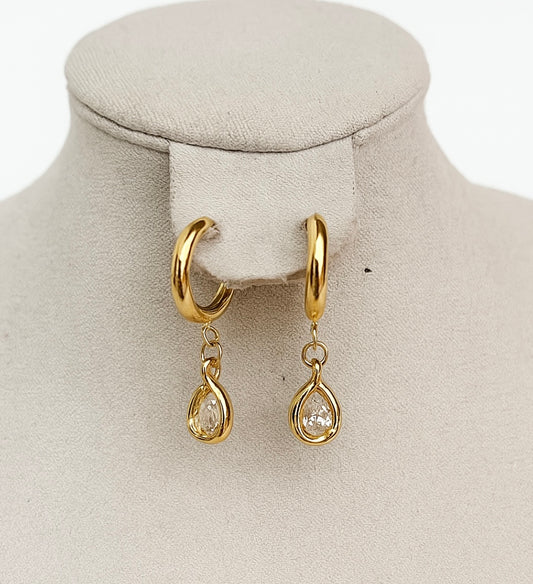 Tiny sparkle earring - GlintHub