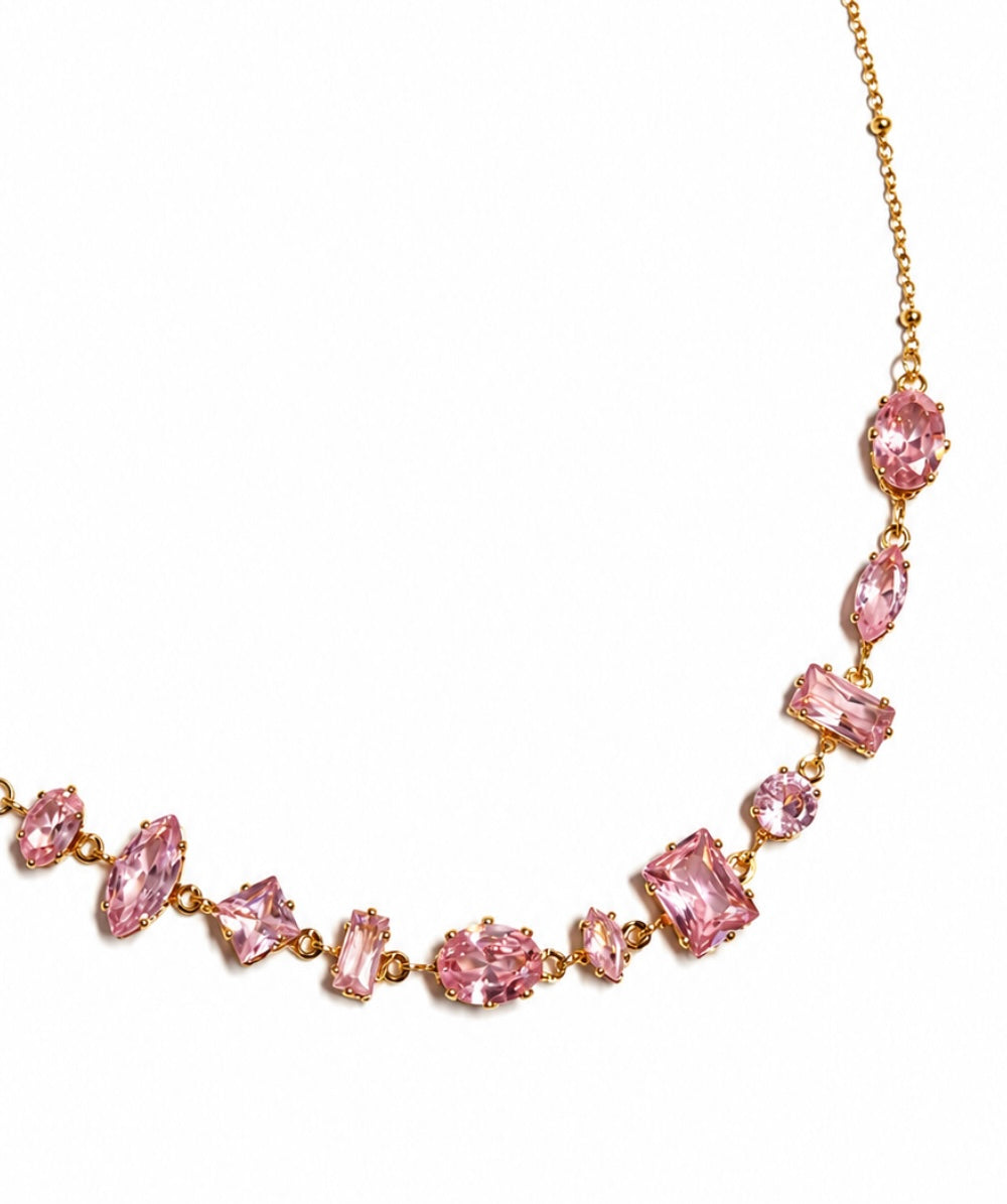 Petal charm necklace