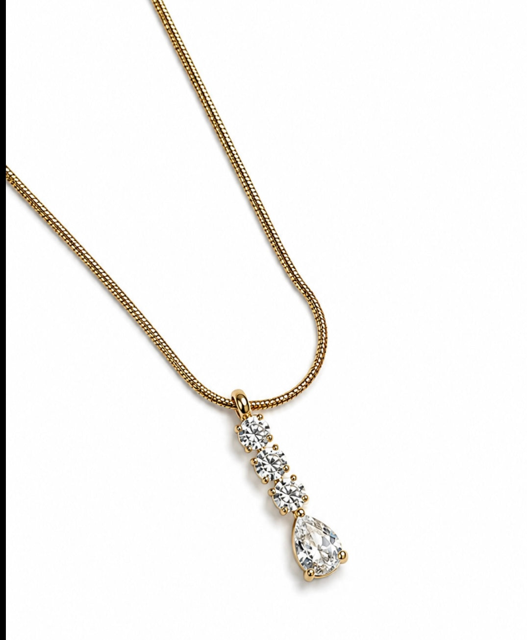 Dainty drop necklace