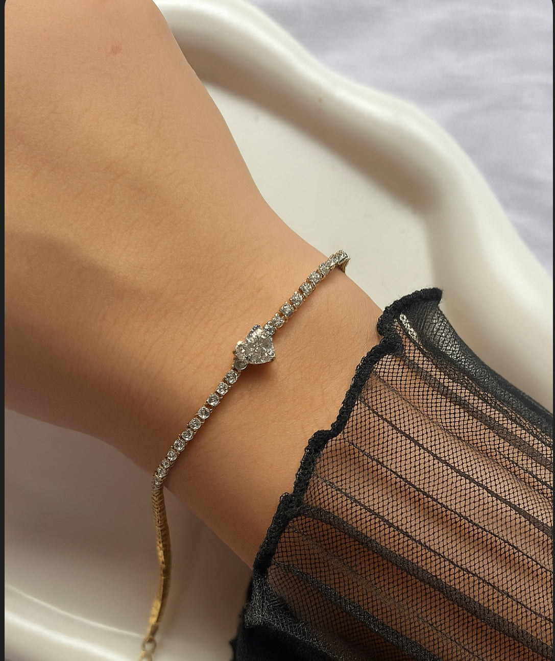 Mini heart bracelet - GlintHub