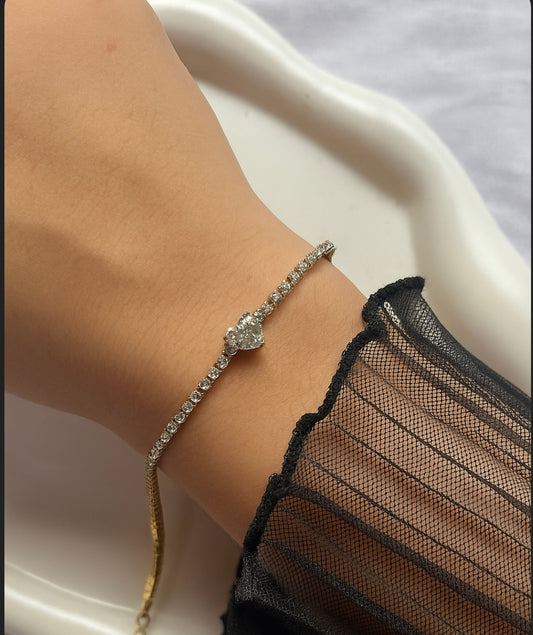 Mini heart bracelet - GlintHub