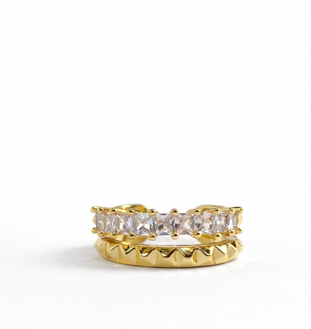 Frost crystal ring (adjustable) - GlintHub
