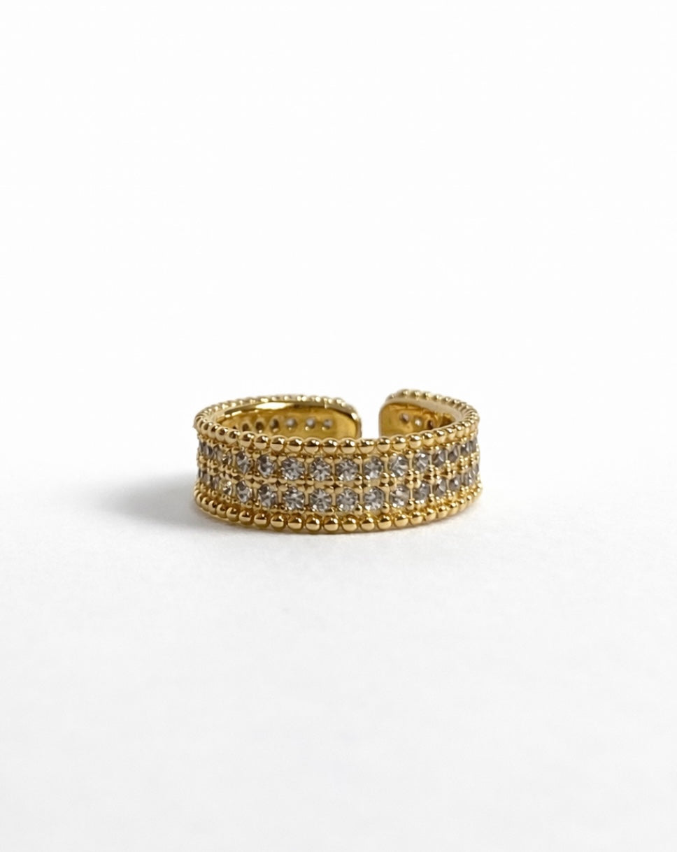 Gem band ring (adjustable) - GlintHub