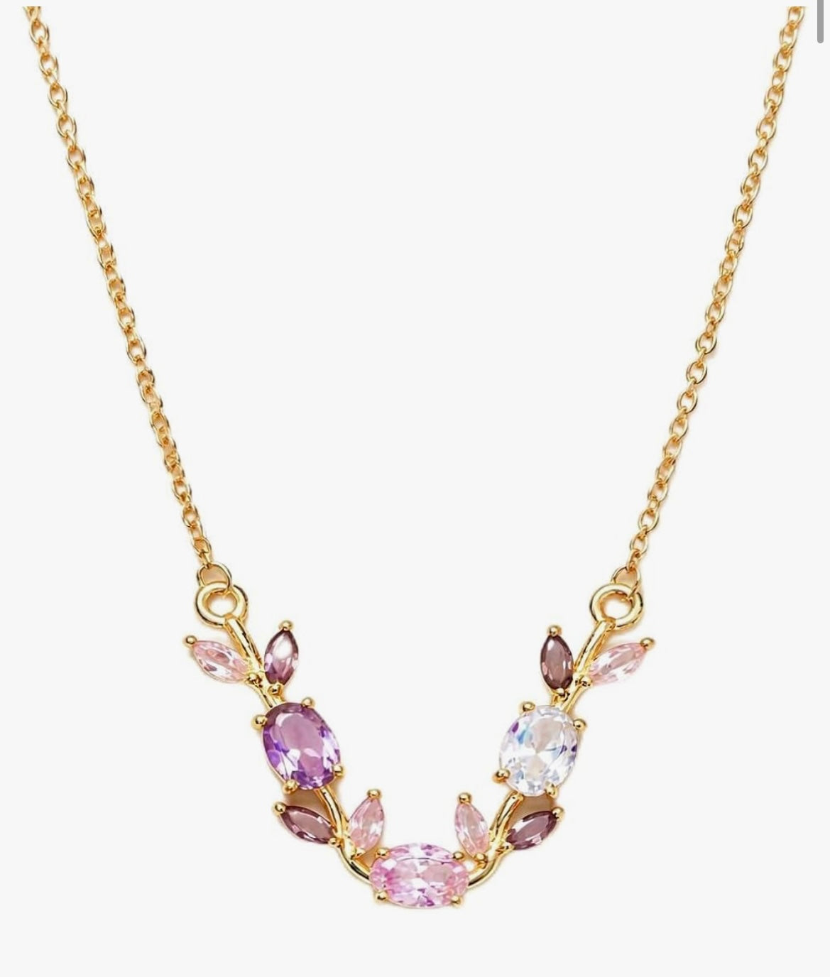Blush tulip necklace