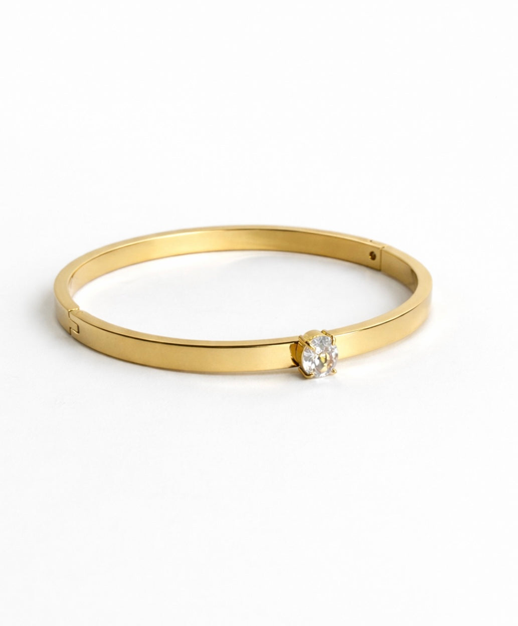 Single solitaire baby bracelet - GlintHub
