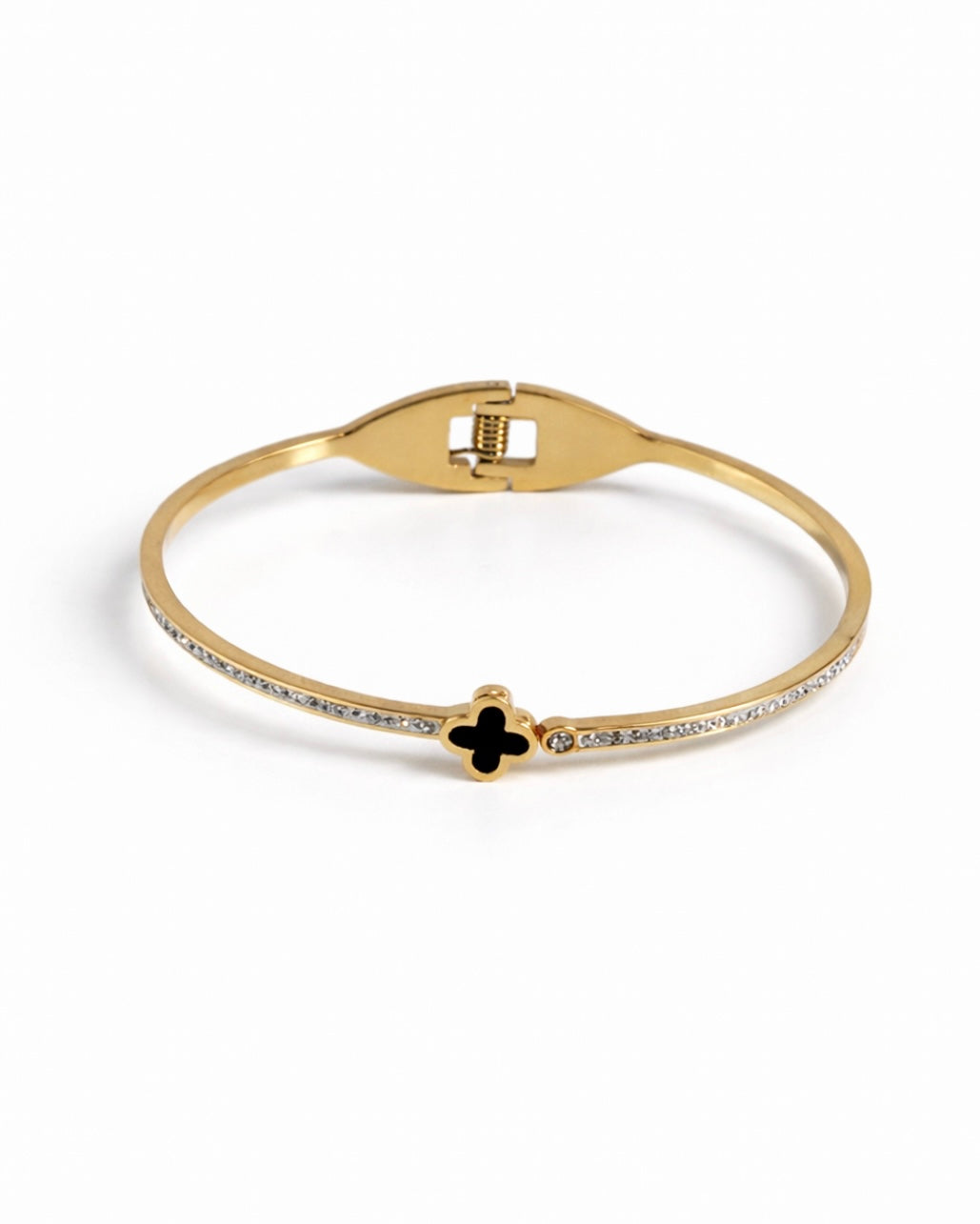 Tiny clover charm baby bracelet - GlintHub