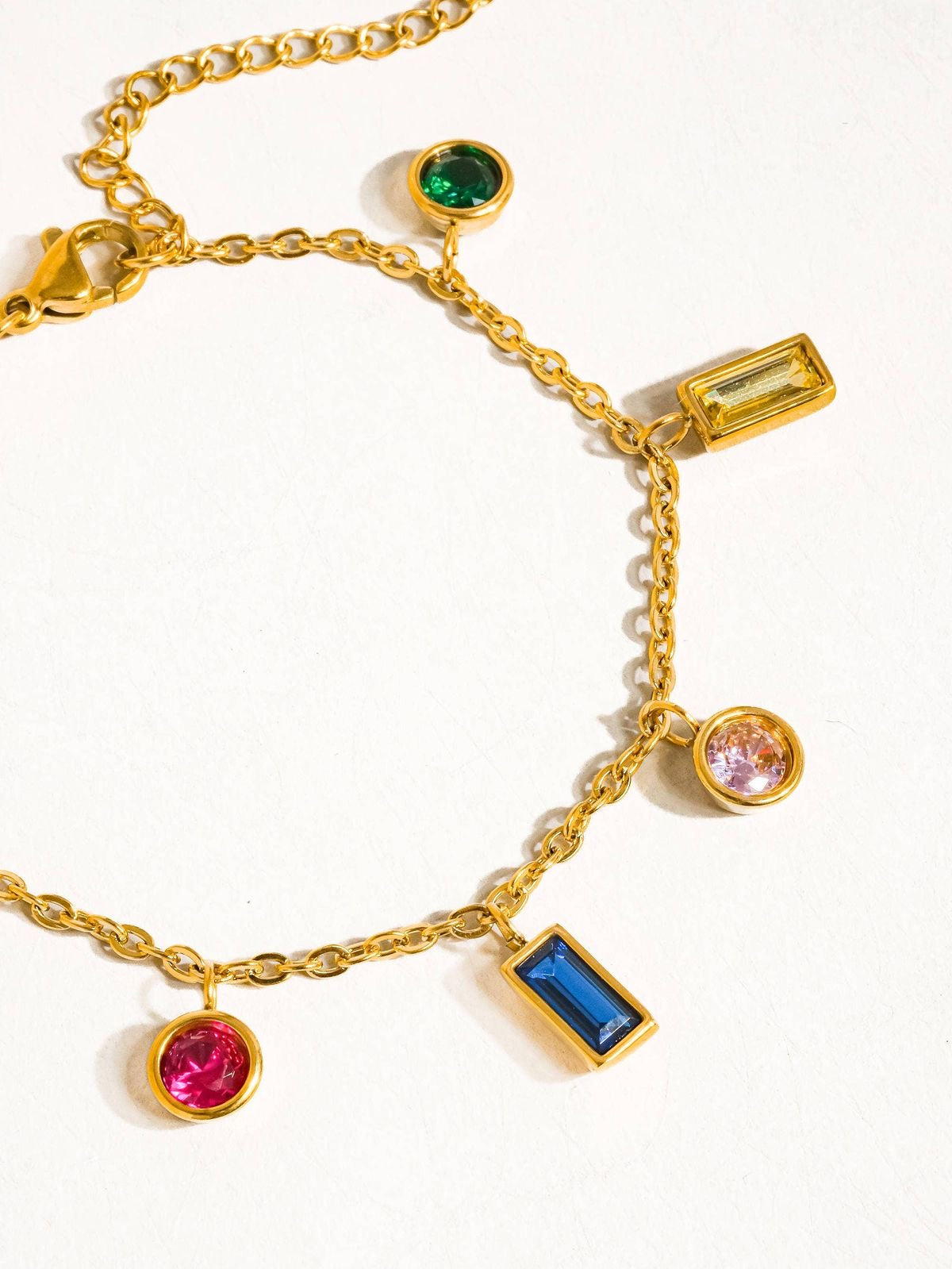Multi colour zircon bracelet - GlintHub