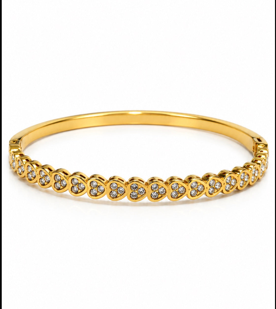 Dainty heart bracelet