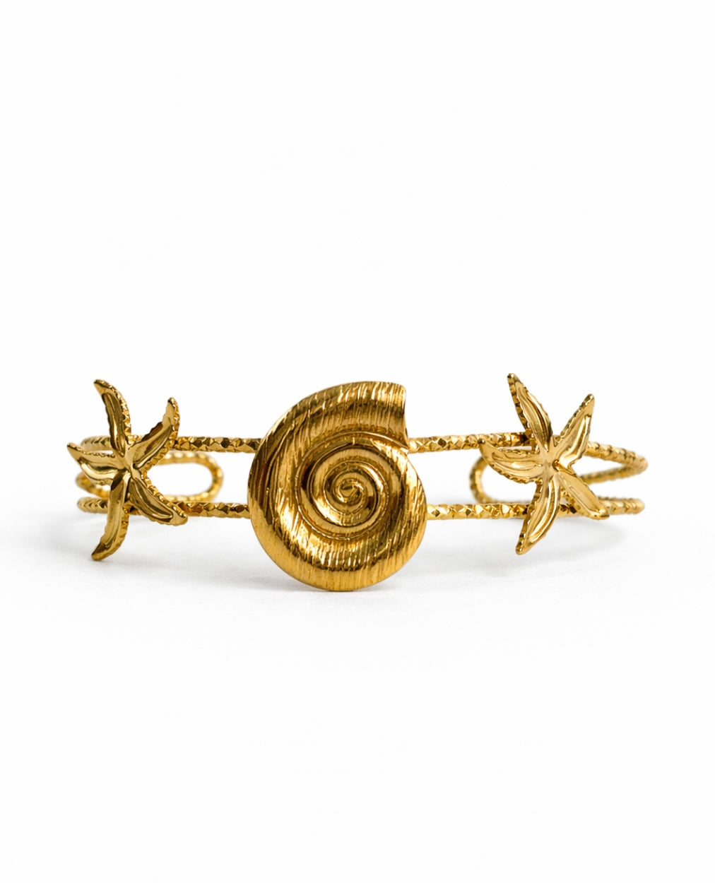 Shell and star bracelet (adjustable) - GlintHub