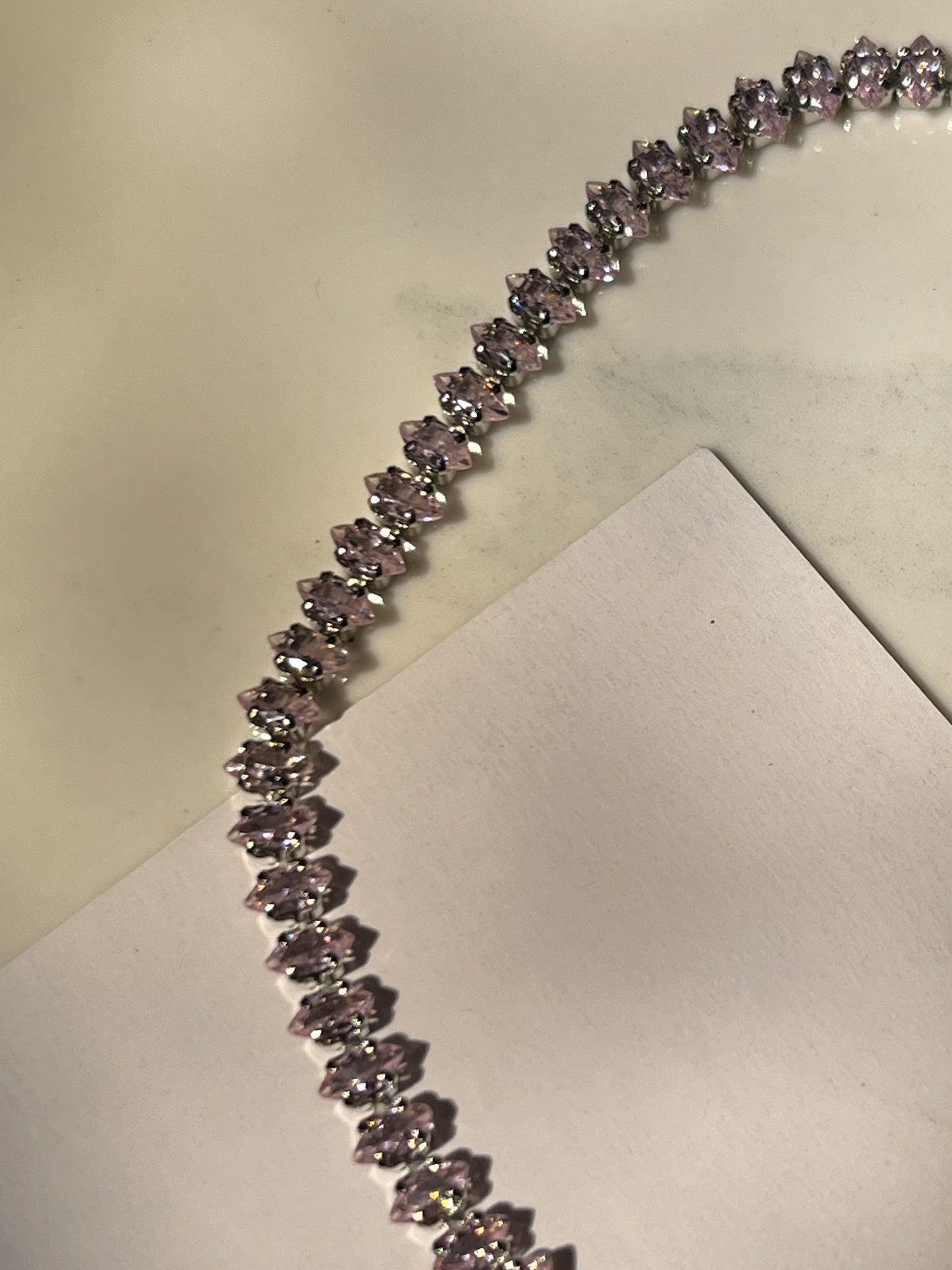 Baby Pink Tennis Bracelet3