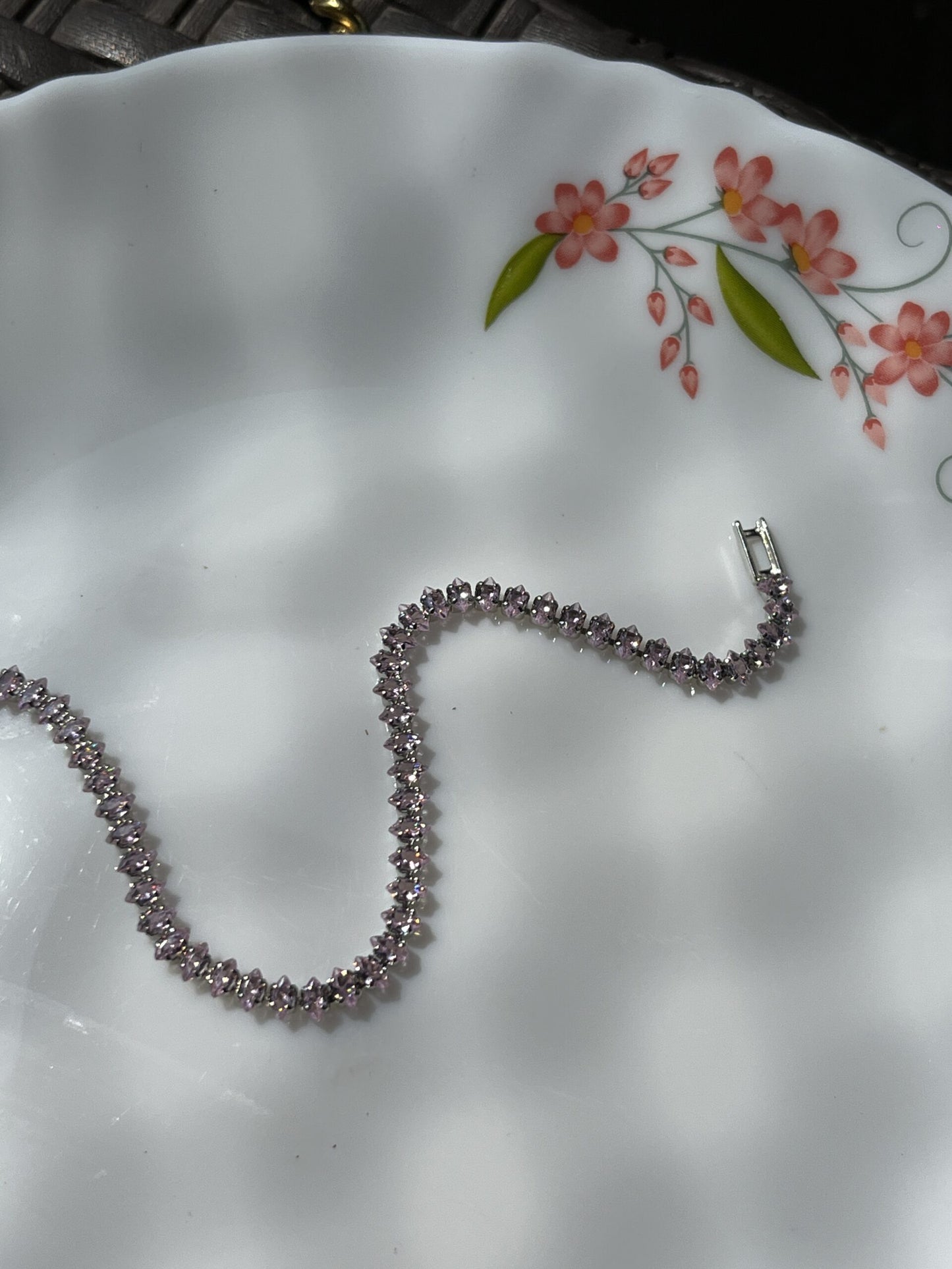 Baby Pink Tennis Bracelet4
