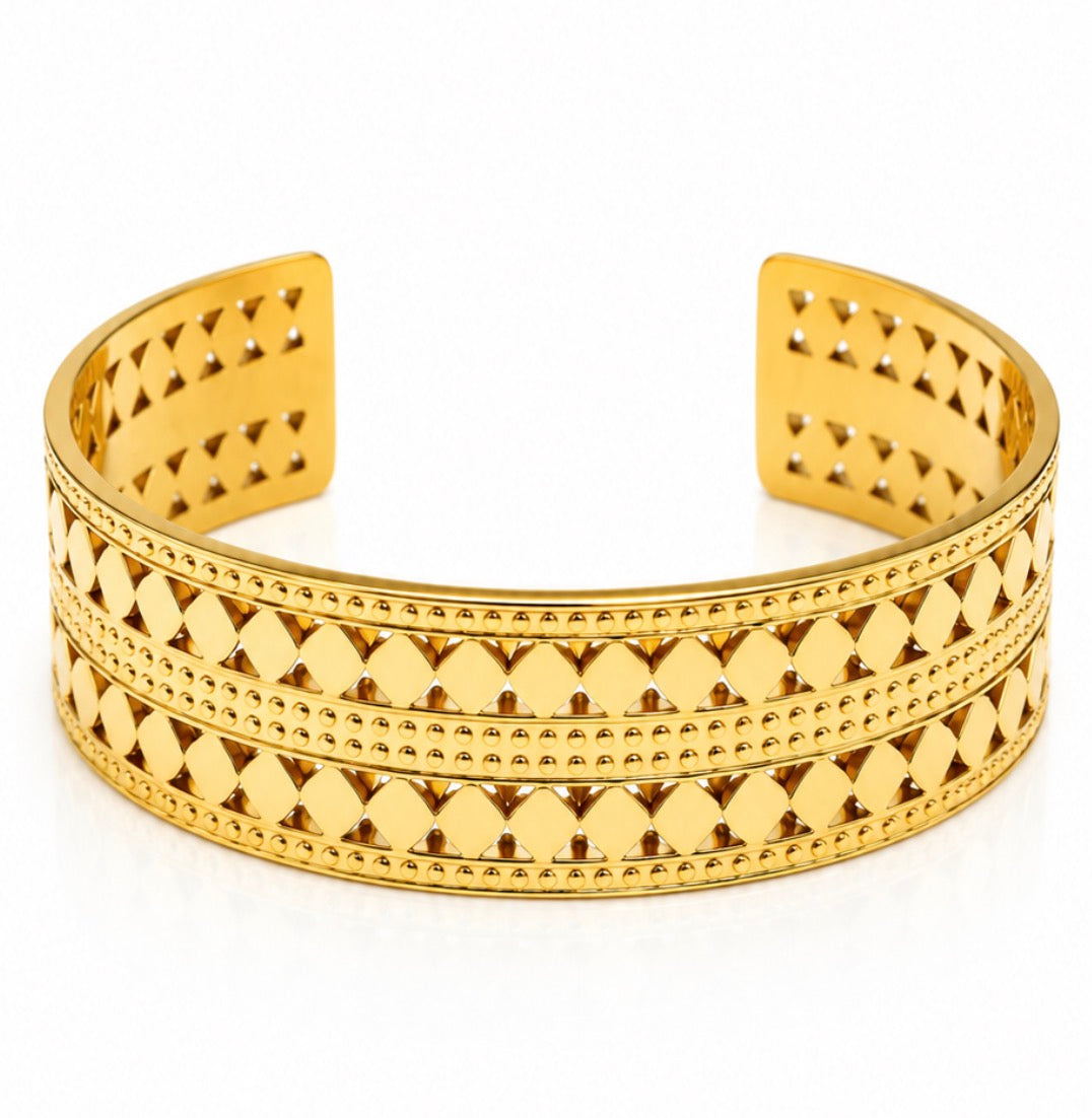 Bold band adjustable bracelet