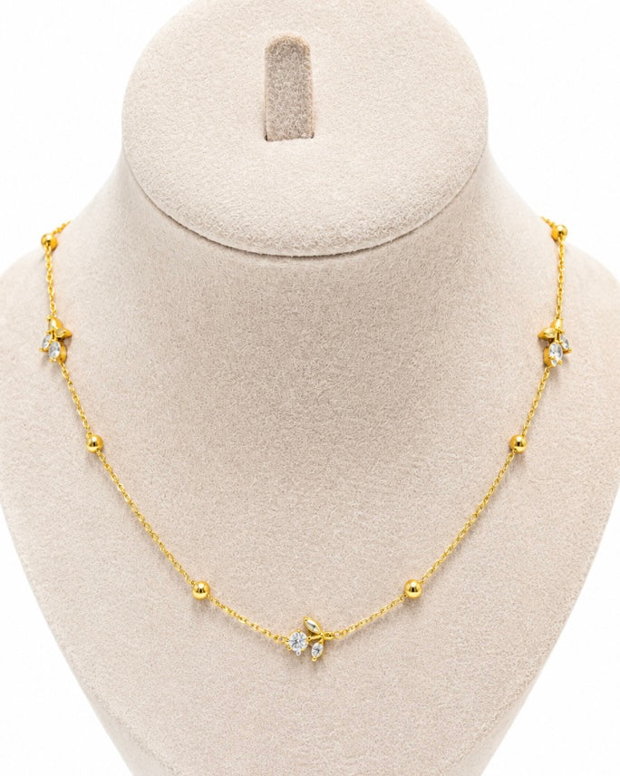 Cherry wrap necklace