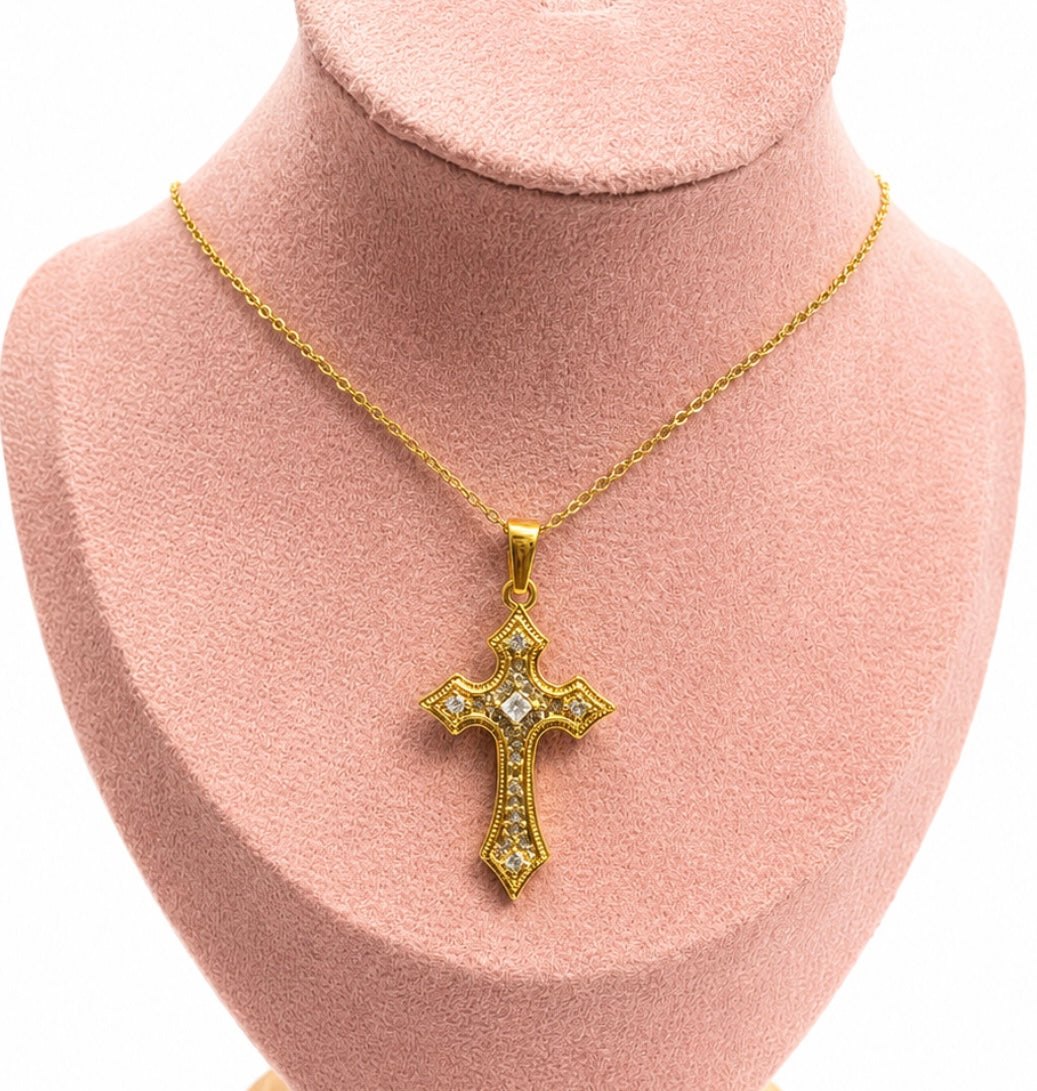 Hola cross necklace - GlintHub