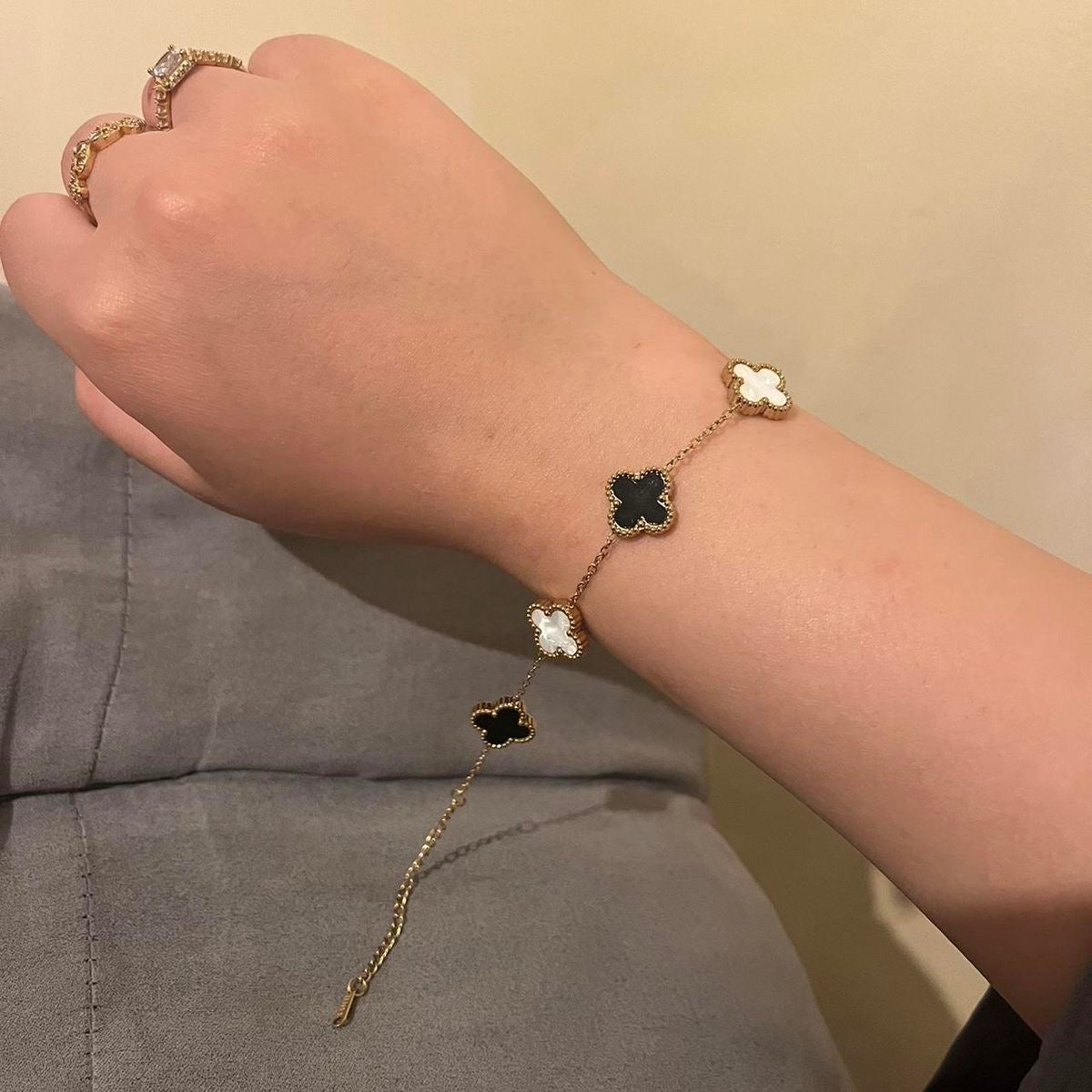 Reversible clover bracelet - GlintHub
