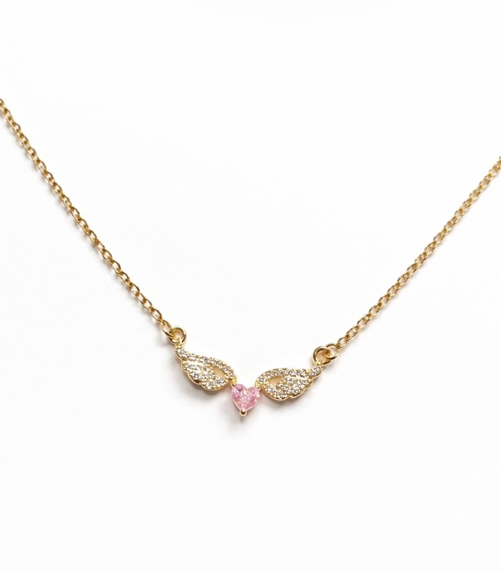 Wing heart necklace - GlintHub