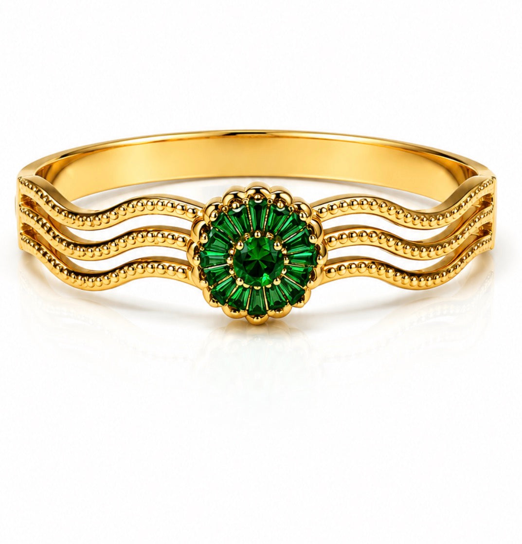 Green gem bracelet