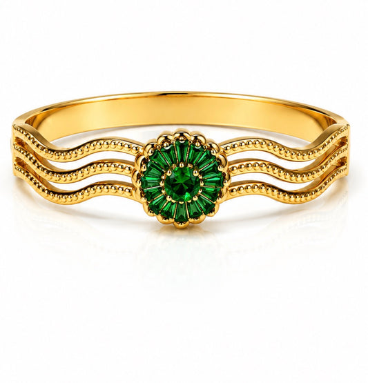 Green gem bracelet