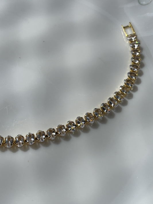 Gold Tennis Bracelet1