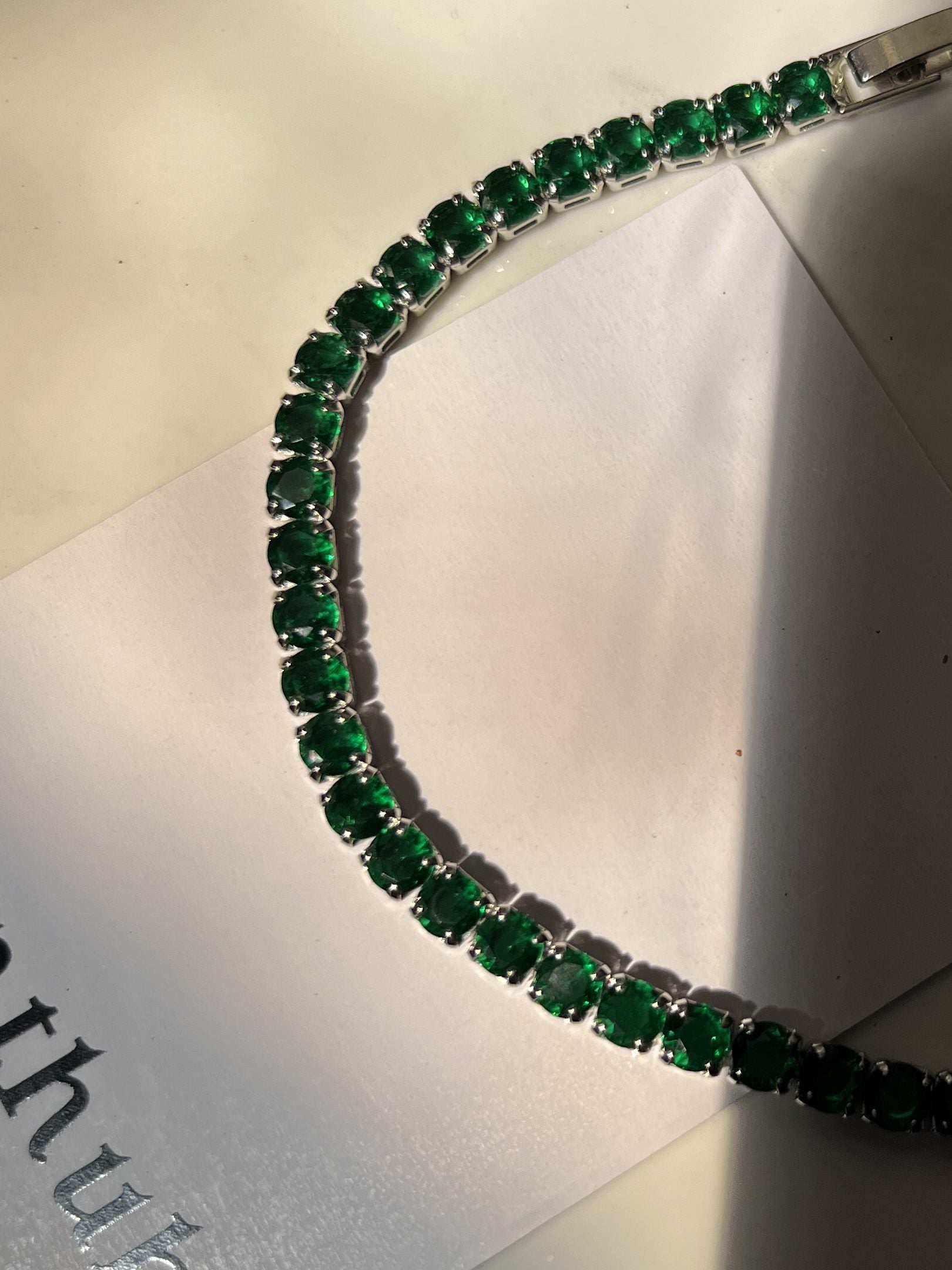 Green Tennis Bracelet3