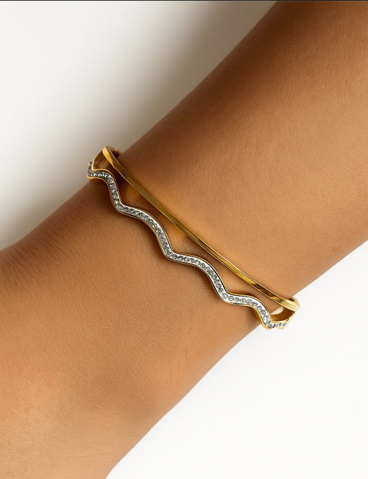 Wave Crsytal Bracelet - GlintHub