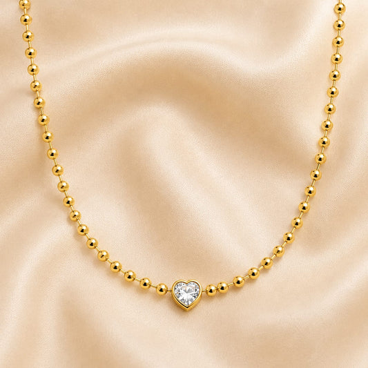 Beadheart necklace - GlintHub