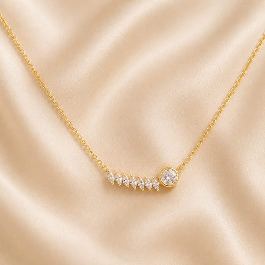 Bloom line necklace - GlintHub