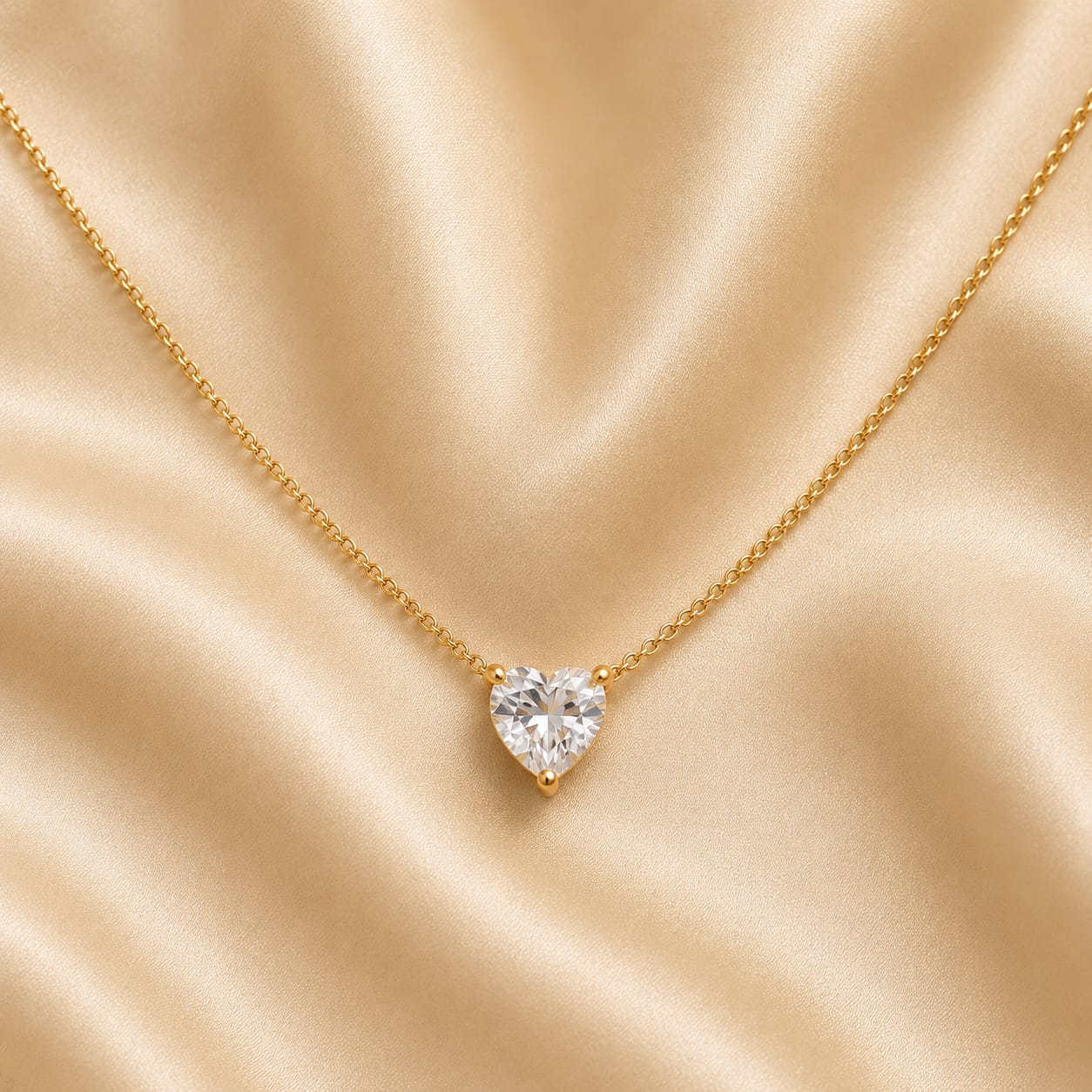 Dainty Heart Necklace - GlintHub