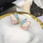 butterfly stud earring